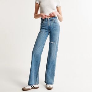 Abercrombie High Rise 90’s Relaxed Jean - Long